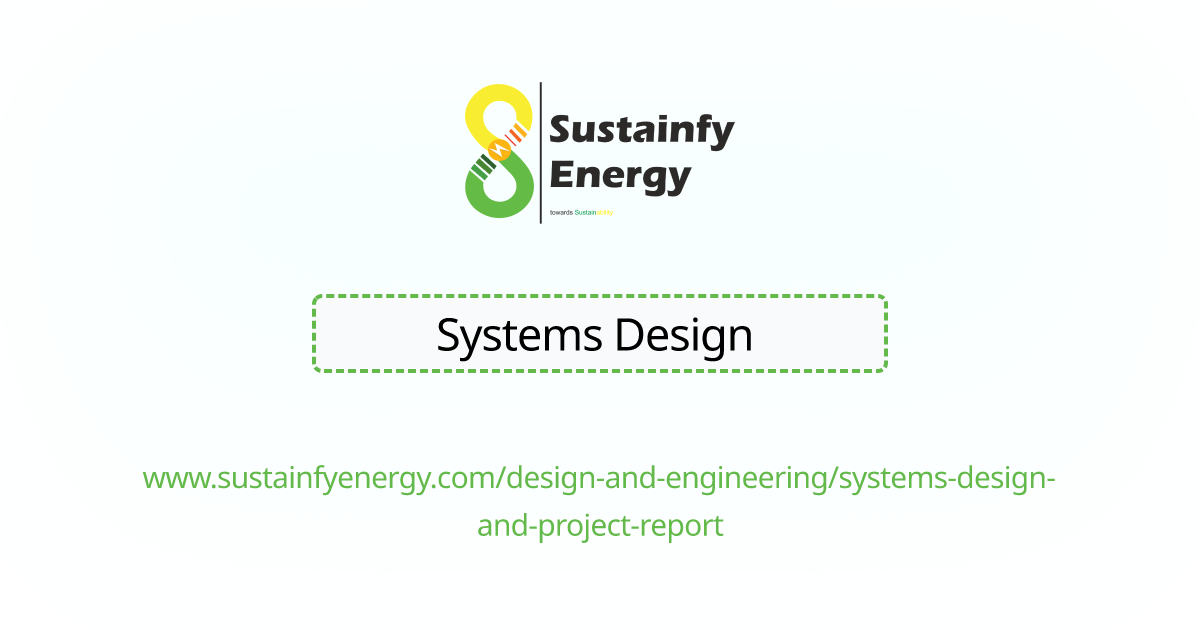Systems Design & Project Report - Sustainfy Energy